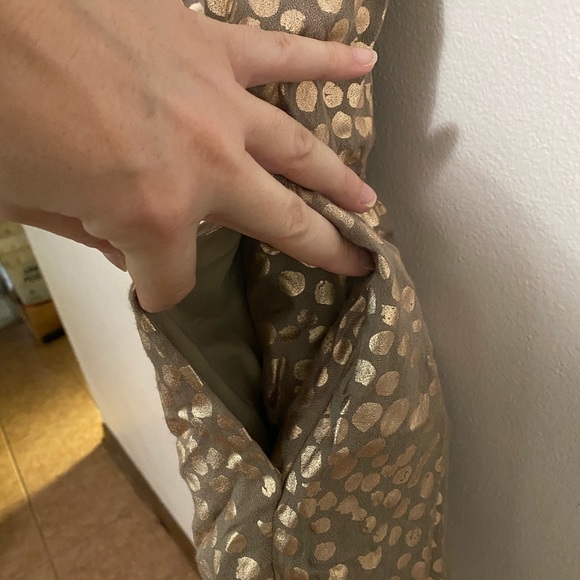 Sass & Bide Copper Dot Draped Dress Size 0 | Boho Indie Statement - Picture 5 of 7